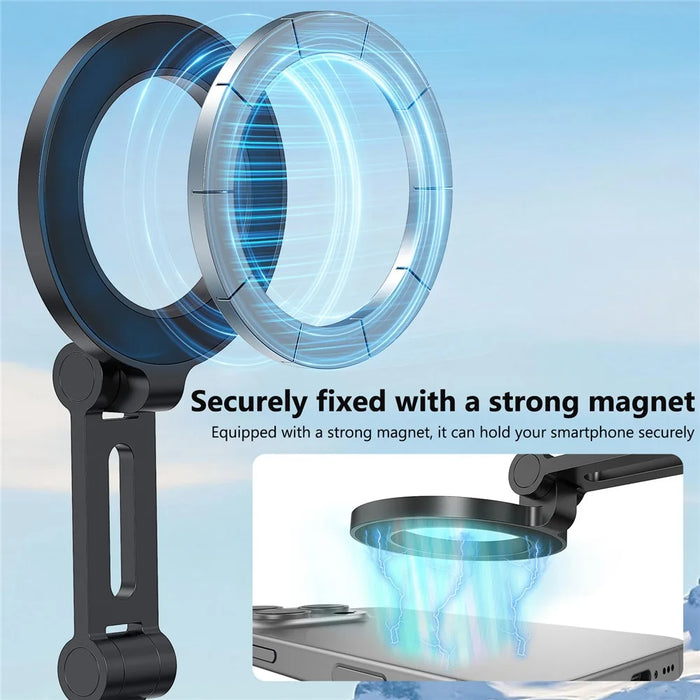 VRIG MG-27 Magnetic Phone Mount Stand for GoPro Adapter First Person Perspective Shooting Foldable Bracket - 6