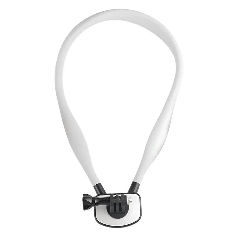 C071 Neck Strap Mount Silicone Metal Support Bracket for GoPro Insta360 DJI Action Cameras - 1