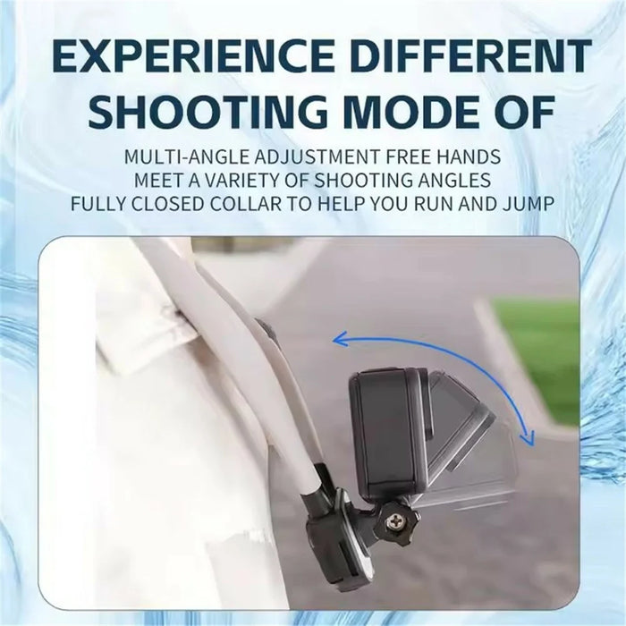 C071 Neck Strap Mount Silicone Metal Support Bracket for GoPro Insta360 DJI Action Cameras - 5