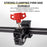 F084 Universal Photography Light Stand Clamp Metal Hot Shoe Mount Multi-Function Crab Clamp - Red - 2