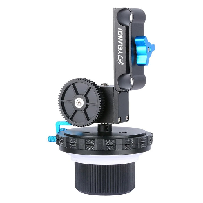 YELANGU F3 A/B Stop Follow Focus Rig Adjustable Gear Ring for Canon Nikon DSLR Video Camera with 52mm-86mm Lenses - 2