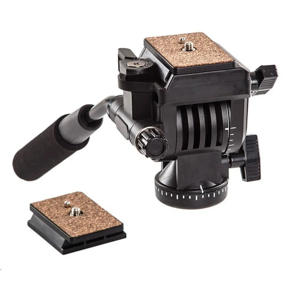 YUNTENG 930 Camera Slider Pan Tilt Head Hydraulic Damping Gimbal for DSLR / Mirrorless Camera / DV Camcorders - 1
