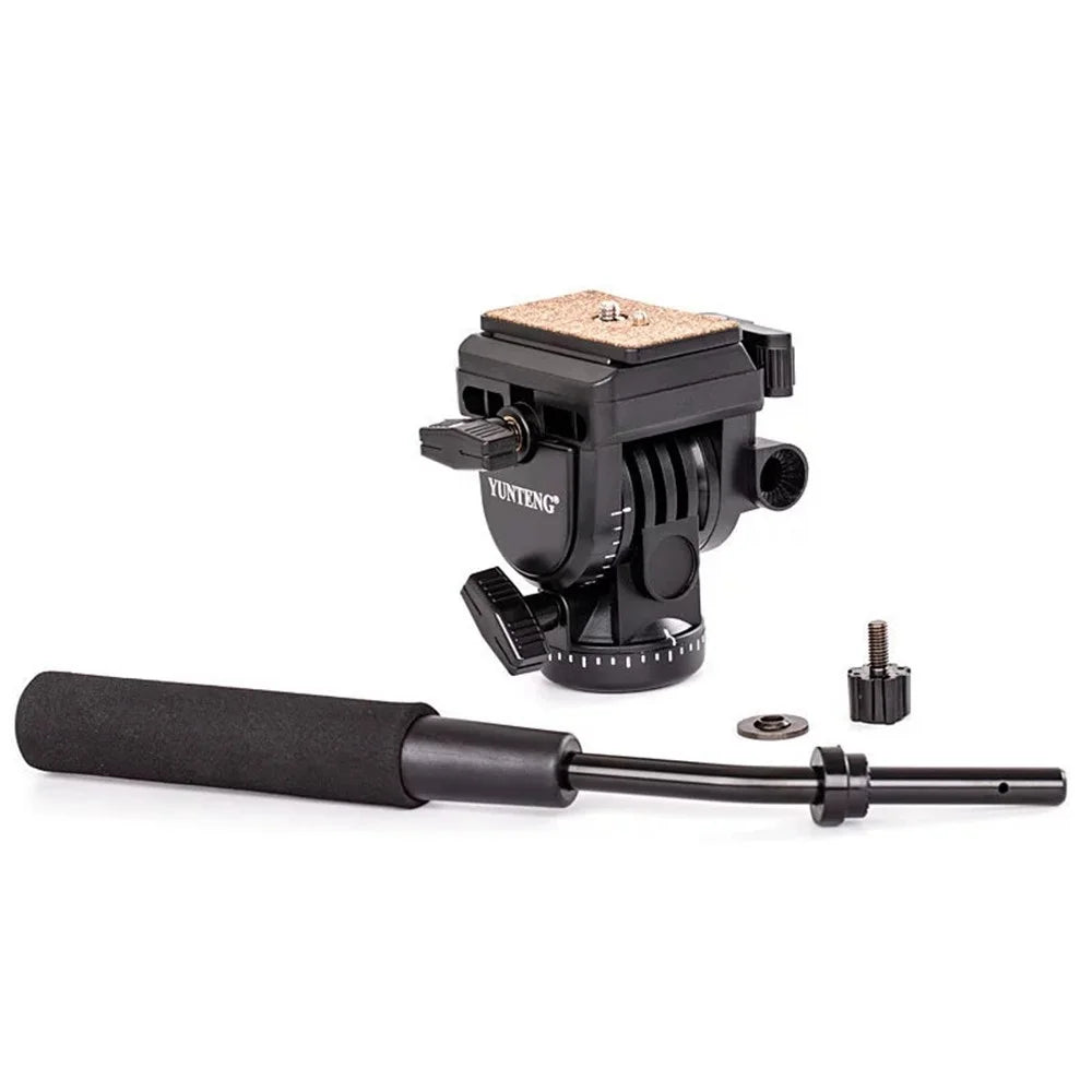 YUNTENG 930 Camera Slider Pan Tilt Head Hydraulic Damping Gimbal for DSLR / Mirrorless Camera / DV Camcorders - 2
