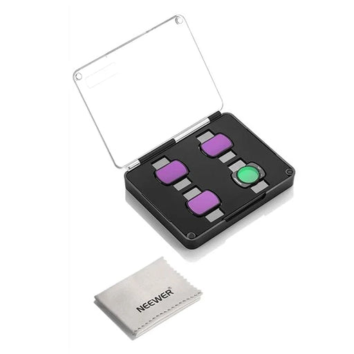 NEEWER FL-P5 4-Pack Magnetic ND Filter Kit for DJI Osmo Pocket 3 Variable Neutral Density Filters - 1