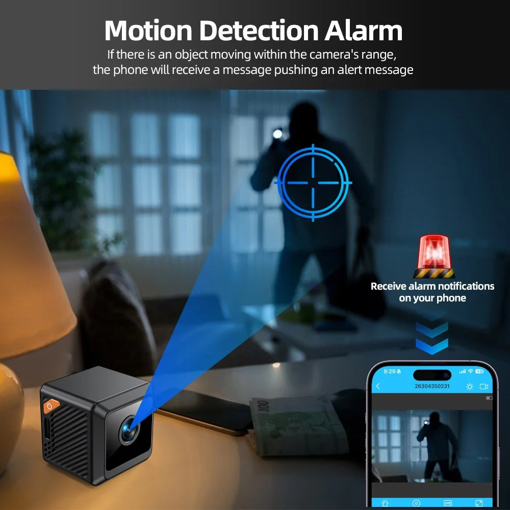 W02 1080P HD Security Camera Wide Angle Wireless Surveillance Camera Motion Detection WiFi Remote Monitor (No TF Card) - 5