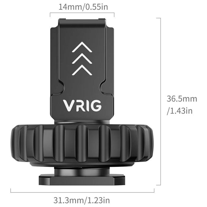 VRIG MC-02 For DJI Mic 2 Cold Shoe Mount Bracket 1 / 4 Thread Expansion Adapter Use On Tripod / Camera - 7
