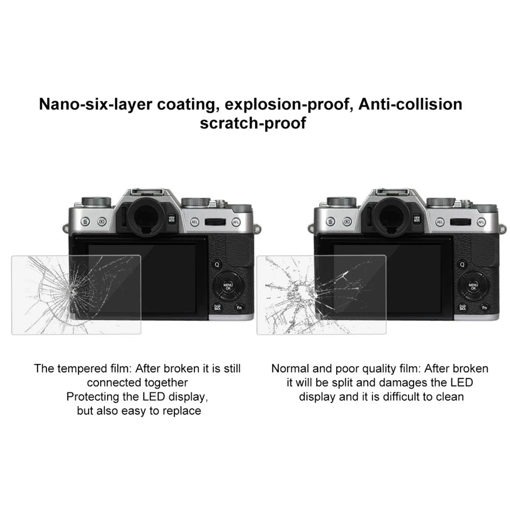 PULUZ PU5520 For Fujifilm X-T10 / X-T20 Tempered Glass Screen Protector 2.5D Curved Edge 9H Hardness Camera Film - 4