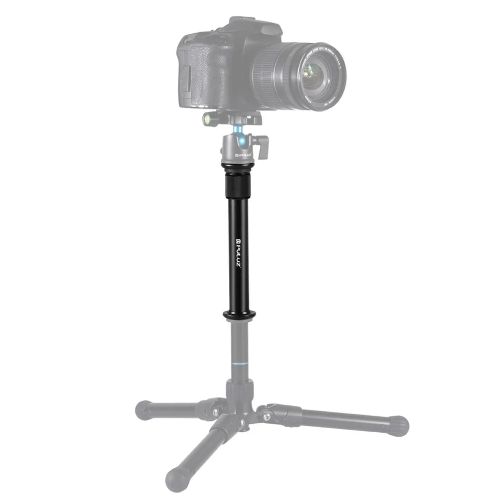 PULUZ PU3008 3 / 8 Inch Screw Hole Camera Stand Extension Pole 18.7-31cm Telescopic Rod for Tripod Monopod - 1