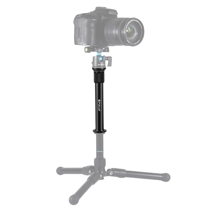 PULUZ PU3008 3 / 8 Inch Screw Hole Camera Stand Extension Pole 18.7-31cm Telescopic Rod for Tripod Monopod - 1