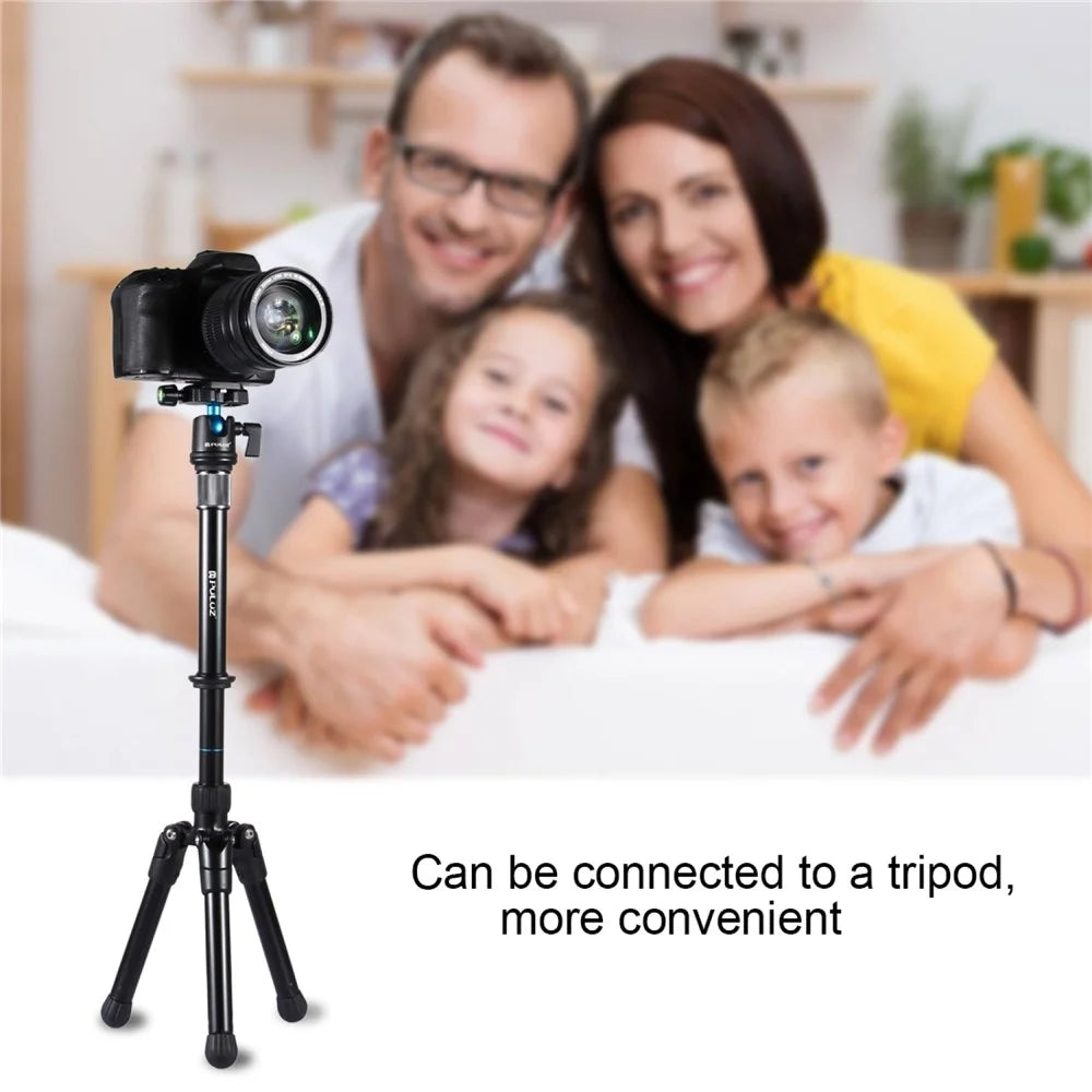 PULUZ PU3008 3 / 8 Inch Screw Hole Camera Stand Extension Pole 18.7-31cm Telescopic Rod for Tripod Monopod - 4