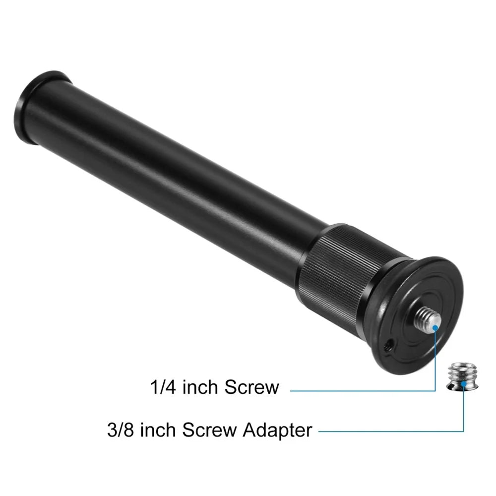 PULUZ PU3008 3 / 8 Inch Screw Hole Camera Stand Extension Pole 18.7-31cm Telescopic Rod for Tripod Monopod - 7
