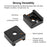 PULUZ PU3108B Cold Shoe Mount Adapter Expansion Base for Camera Cage Microphone Flash Light Bracket - 3