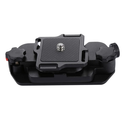 PULUZ PU231R Quick Release Belt Clip with Quick Release Plate Aluminum Alloy Backpack Mount Holder for Camera - 1