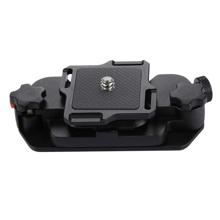 PULUZ PU231R Quick Release Belt Clip with Quick Release Plate Aluminum Alloy Backpack Mount Holder for Camera - 1