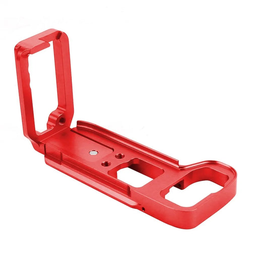 PULUZ PU3541 L-Shaped Quick Release Plate for Sony A9  /  A7 III  /  A7R III Aluminum Alloy Shooting Bracket - Red - 2