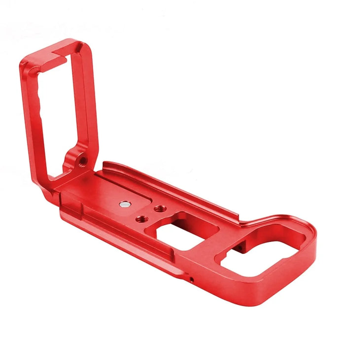 PULUZ PU3541 L-Shaped Quick Release Plate for Sony A9  /  A7 III  /  A7R III Aluminum Alloy Shooting Bracket - Red - 2
