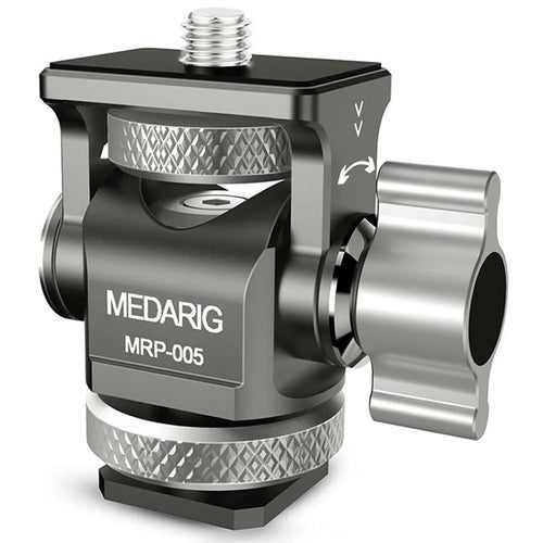 MEDARIG MPR-005 DSLR Mirrorless Camera Adjustable Aluminum Alloy Mount Cold Shoe Adapter - 1