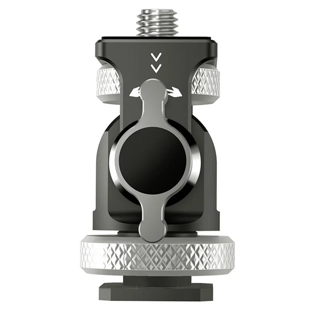 MEDARIG MPR-005 DSLR Mirrorless Camera Adjustable Aluminum Alloy Mount Cold Shoe Adapter - 3