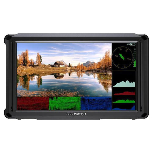 FEELWORLD FW568 PRO 6 Inch Camera Monitor 1200nit High Brightness HD Display Screen for DSLR / Mirrorless Cameras - 1