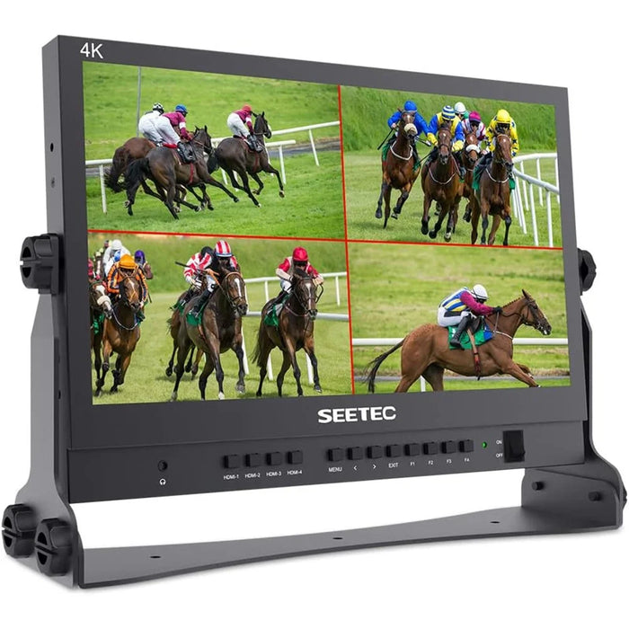 SEETEC ATEM156 For ATEM Mini Pro 15.6 Inch Broadcast Monitor Video Switcher Mixer Studio TV Screen Live Streaming Director Display - US Plug - 6