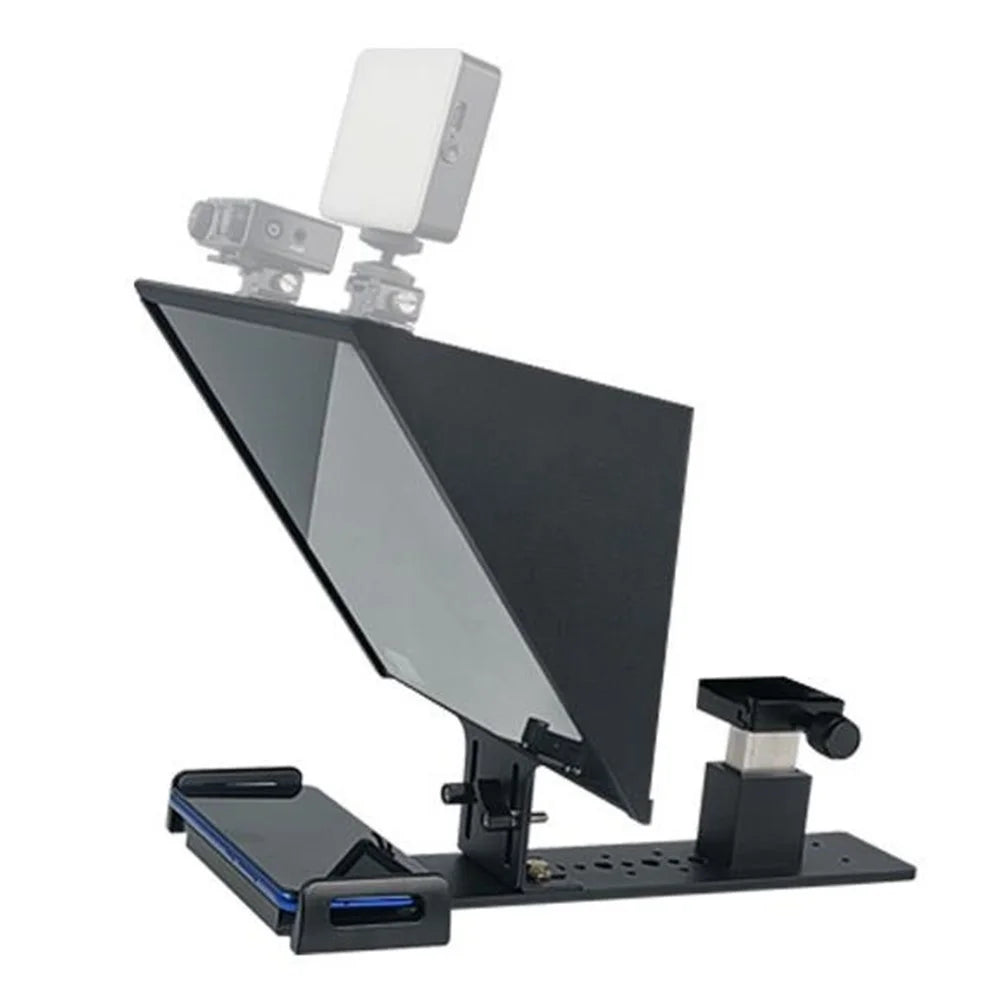 FEELWORLD TP13A Wide Angle Teleprompter with Remote Controller for Smartphone / Tablet / DSLR Camera - 3