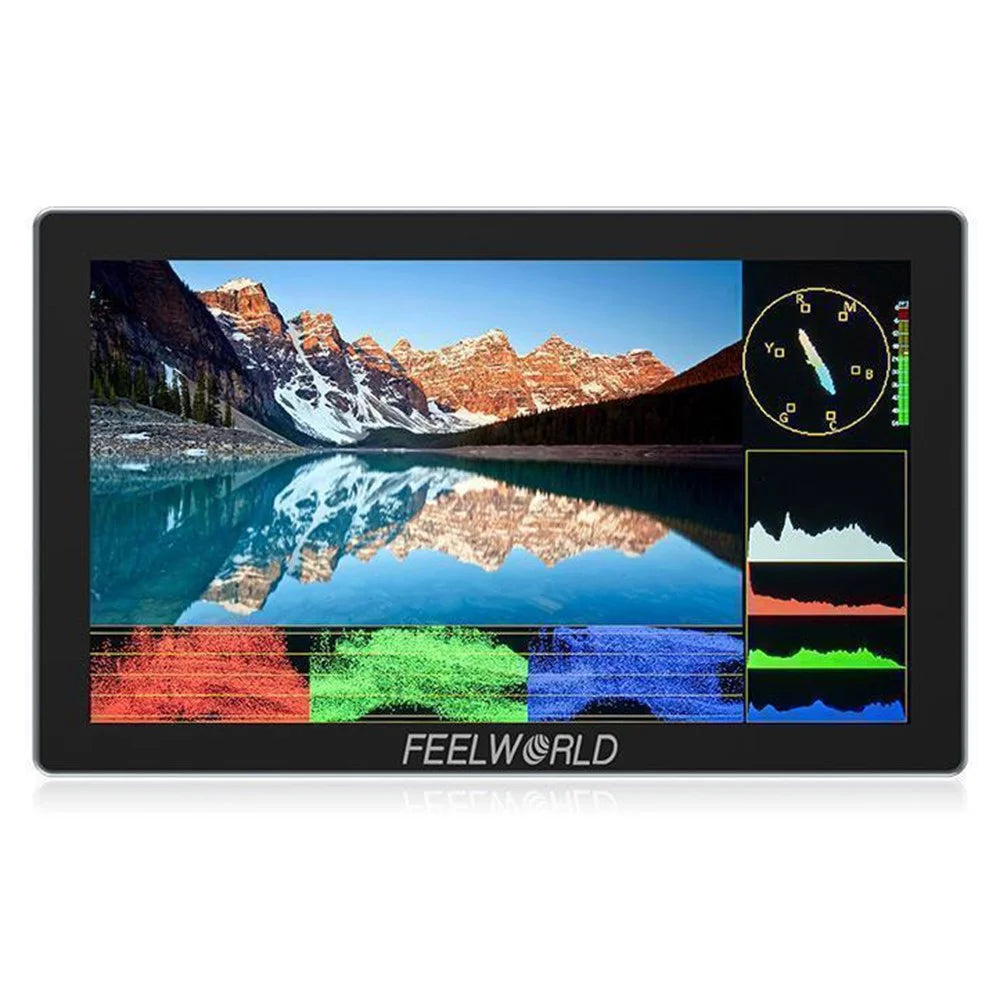 FEELWORLD P6X 5.5 Inch 4K Monitor HD Display Screen High Definition Touch Monitor for DSLR Mirrorless Cameras - 1