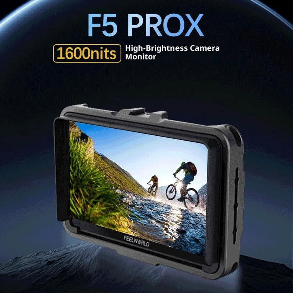 FEELWORLD F5PROX 5.5 Inch 4K HD Monitor 1600nit for DSLR / Mirrorless Camera Photography / Directing - 3