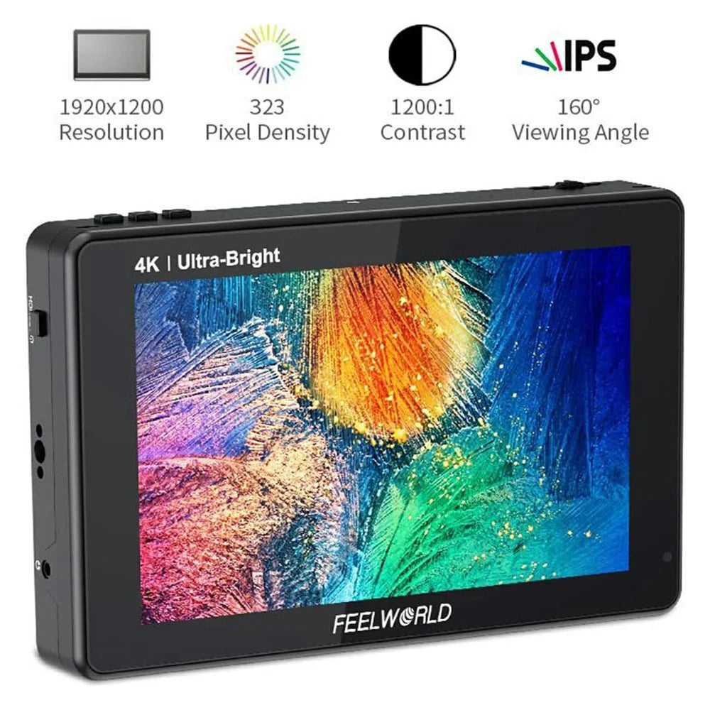 FEELWORLD LUT7 Pro 7-Inch Ultra Bright Camera Monitor 2200nits Director Photography 3D LUT Filming Display for Outdoor Shooting - 4