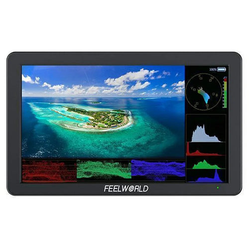 FEELWORLD T6 6 Inch Camera Monitor Aluminum DSLR / Mirrorless Camera External HD IPS Display for Photography - 1
