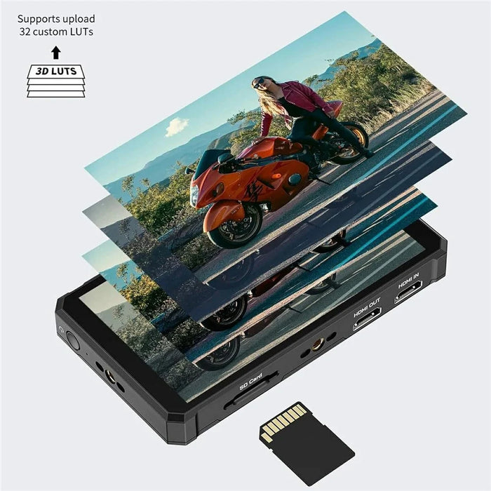 FEELWORLD PS6 5.5 Inch OLED HD Camera Monitor 4K60HZ Portrait / Landscape Touchscreen Display for Photography / Videography - US Plug - 4