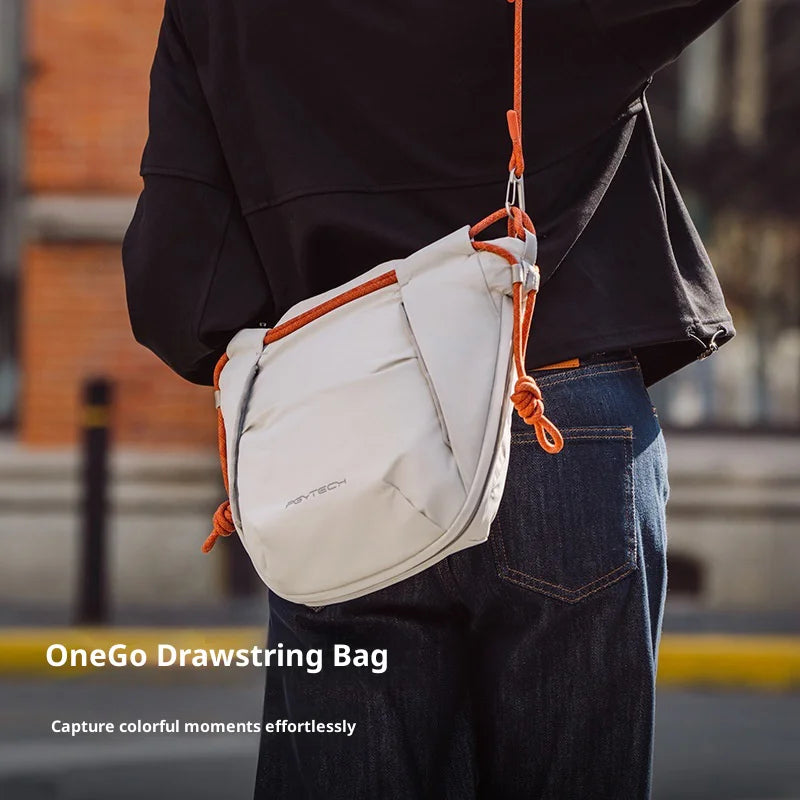 PGYTECH OneGo Lightweight Camera Bag Waterproof Expandable Shoulder Pack Drawstring Photography Bag - Black - 2