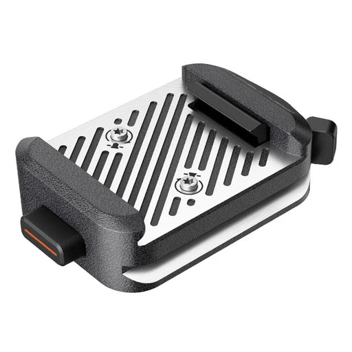 PGYTECH P-CG-188 Quick Release Clamp V2 for Arca Swiss Plate Camera Mount Adapter with 1/4" to 3/8" Screw Thread - Silver / Black - 1