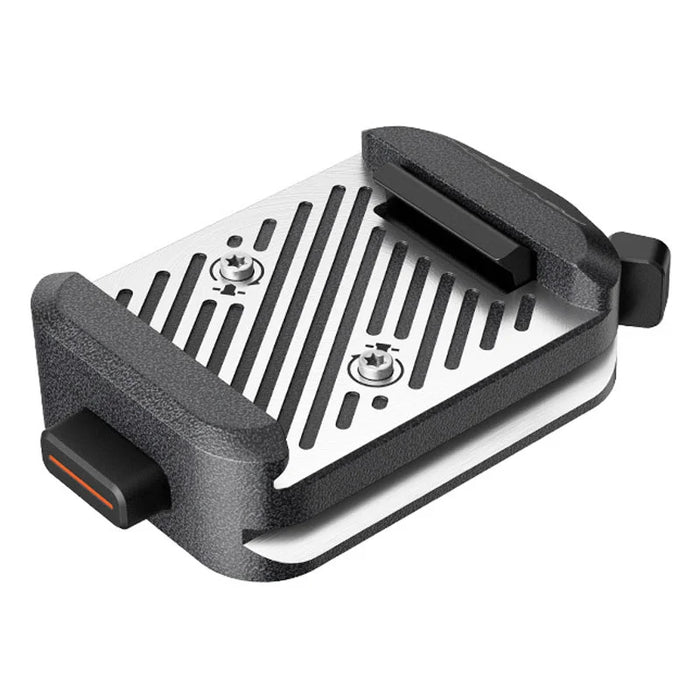 PGYTECH P-CG-188 Quick Release Clamp V2 for Arca Swiss Plate Camera Mount Adapter with 1/4" to 3/8" Screw Thread - Silver / Black - 1