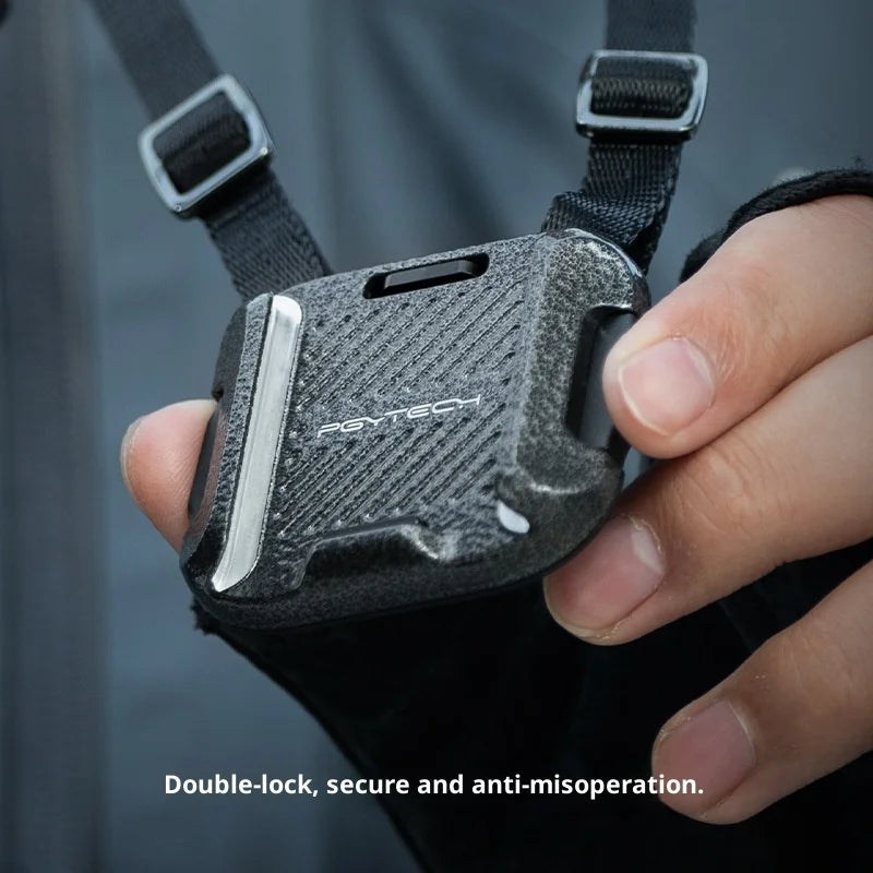 PGYTECH P-CG-189 Camera Strap Quick Release Plate Aluminum Alloy Arca Swiss Plate for DSLR Shoulder Neck Strap - Black - 4
