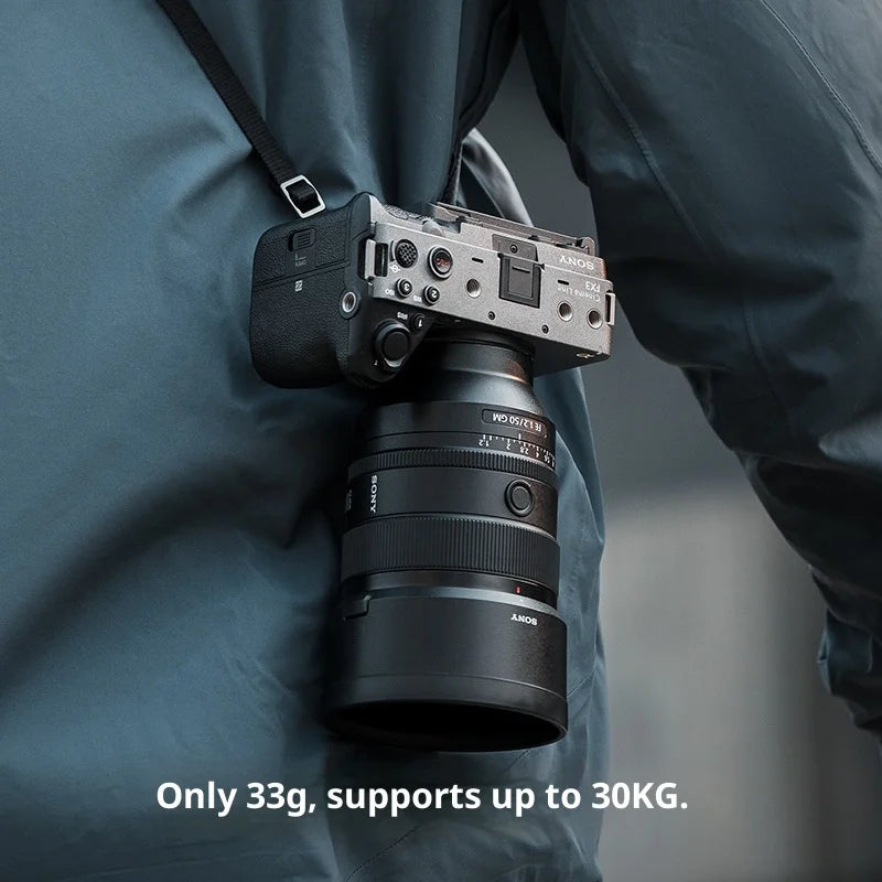 PGYTECH P-CG-189 Camera Strap Quick Release Plate Aluminum Alloy Arca Swiss Plate for DSLR Shoulder Neck Strap - Black - 5
