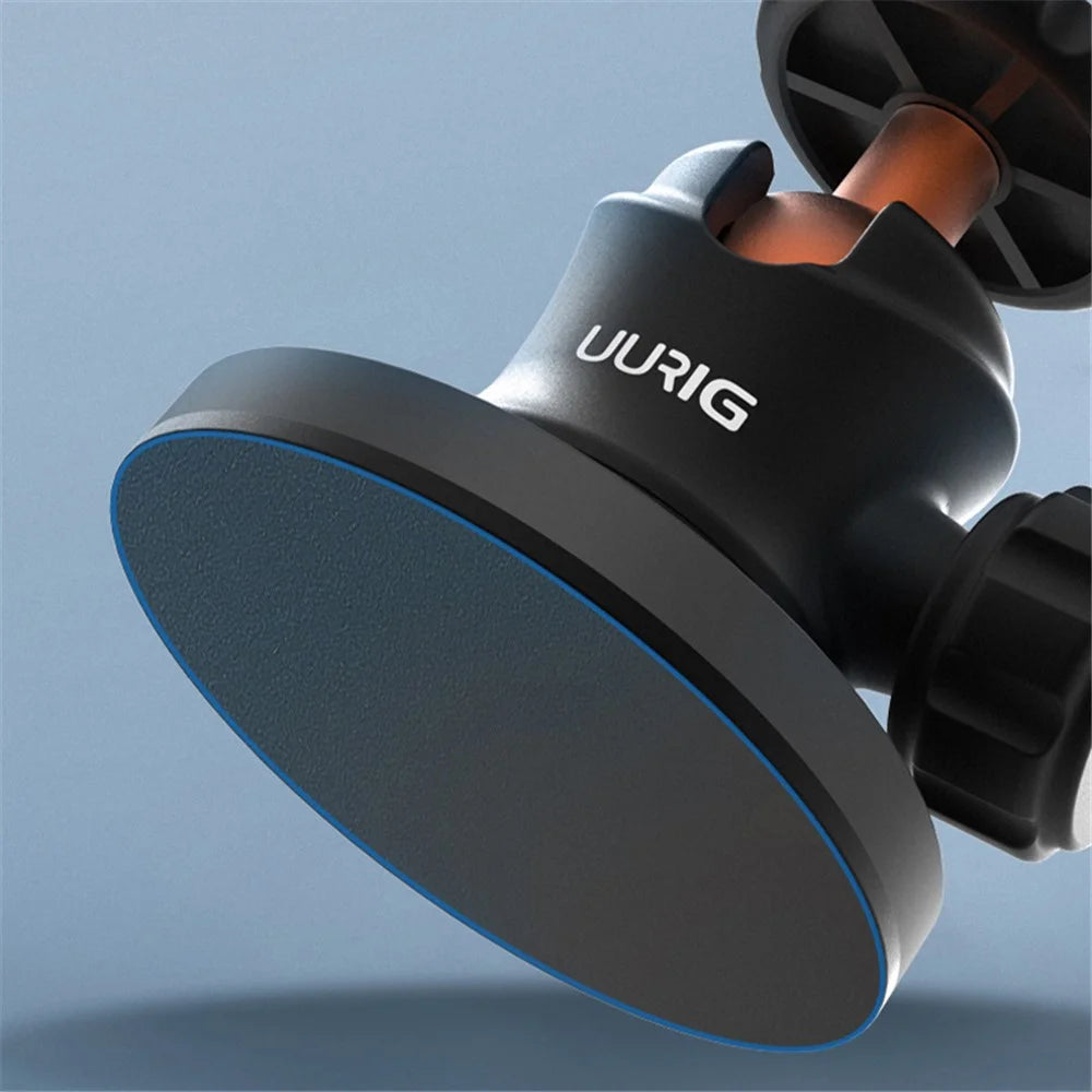 UURIG Magnetic Bracket for Sports Camera Angle Adjustable Aluminum Alloy Stand - 3