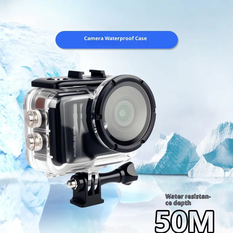 For Insta360 Go Ultra Waterproof Case 50m Underwater Professional Action Camera Diving Housing - 2