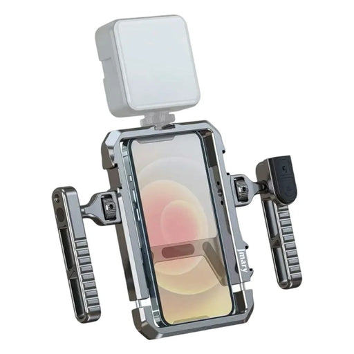 JMARY MS-98 Aluminum Alloy Smartphone Video Rig Stabilizer Frame Vlogging Cage Kit Wireless Remote Control - 2