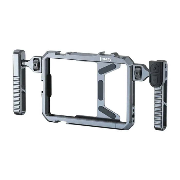 JMARY MS-98 Aluminum Alloy Smartphone Video Rig Stabilizer Frame Vlogging Cage Kit Wireless Remote Control - 3