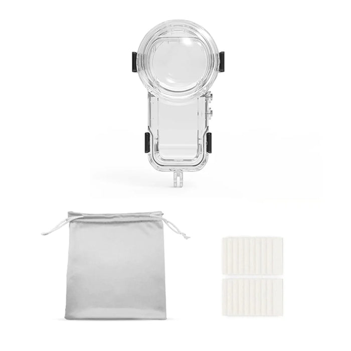 For Insta360 X5 Action Camera Waterproof Case 60m Underwater Dive Housing with 20 Anti Fog Inserts - 4