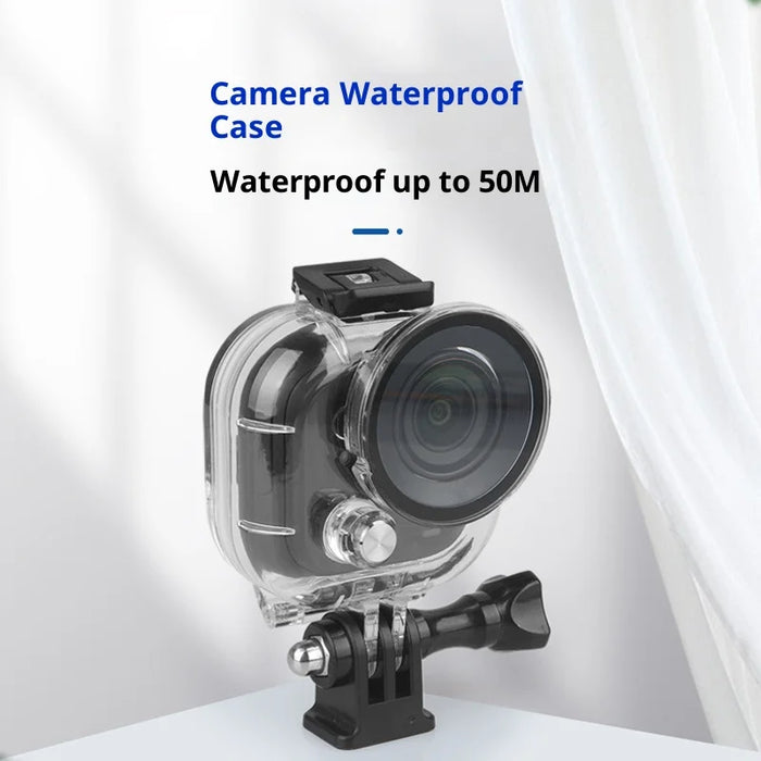 For Insta360 Go Ultra Action Camera Underwater Case 50m Diving Housing with Optical Glass Lens and 1/4 Interface - 2