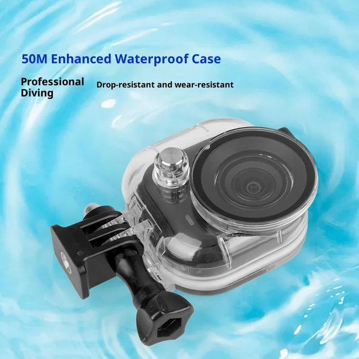 For Insta360 Go Ultra Action Camera Underwater Case 50m Diving Housing with Optical Glass Lens and 1/4 Interface - 3
