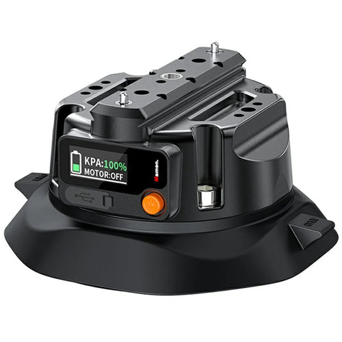 SX-PJ01 4.5 inch Action Camera Electric Suction Cup with Smart Digital Display HD Camera Shooting Stand for Car Panoramic Photography - 1