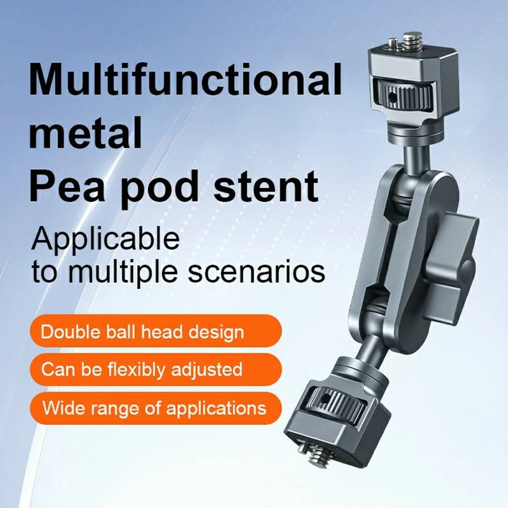 SX-Pj29 360° Adjustable Car Magic Arm Bracket Dual Ball Head Phone Mount Anti-Slip for Camera Photography - 3