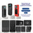 Anti Scratch Silicone Case for Insta360 X5 Action Camera with Lens Protector Cap and Lanyard - Black - 5