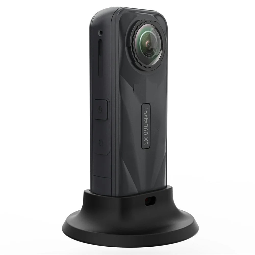 0153 For Insta360 X5 Silicone Desktop Stand Camera Anti-skid Fixed Extension Base - 2