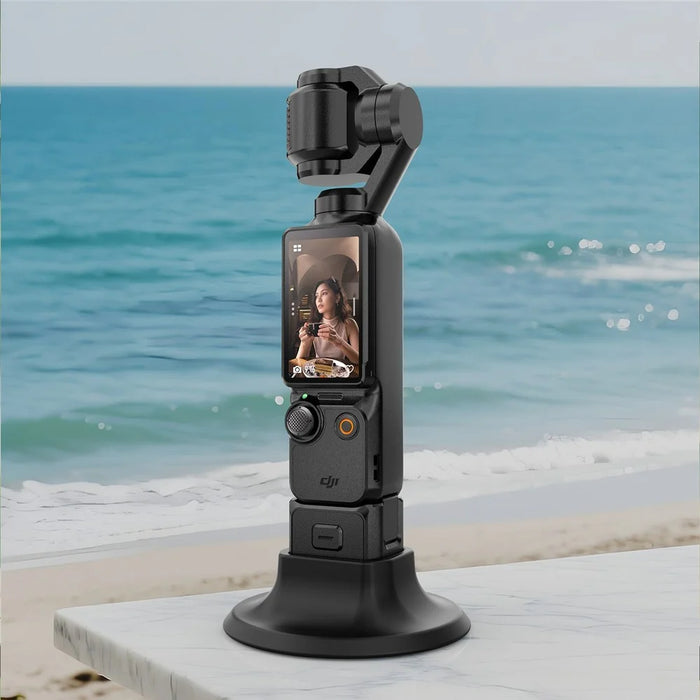 031 For DJI Osmo Pocket 3 Anti Slip Silicone Base Desktop Camera Mount Extension Stand - 7