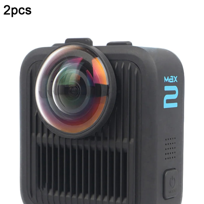 2Pcs / Set For GoPro MAX2 Front and Rear Lens Protector 10H Tempered Glass Action Camera Lens Guard - 1