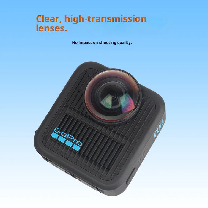 2Pcs / Set For GoPro MAX2 Front and Rear Lens Protector 10H Tempered Glass Action Camera Lens Guard - 3