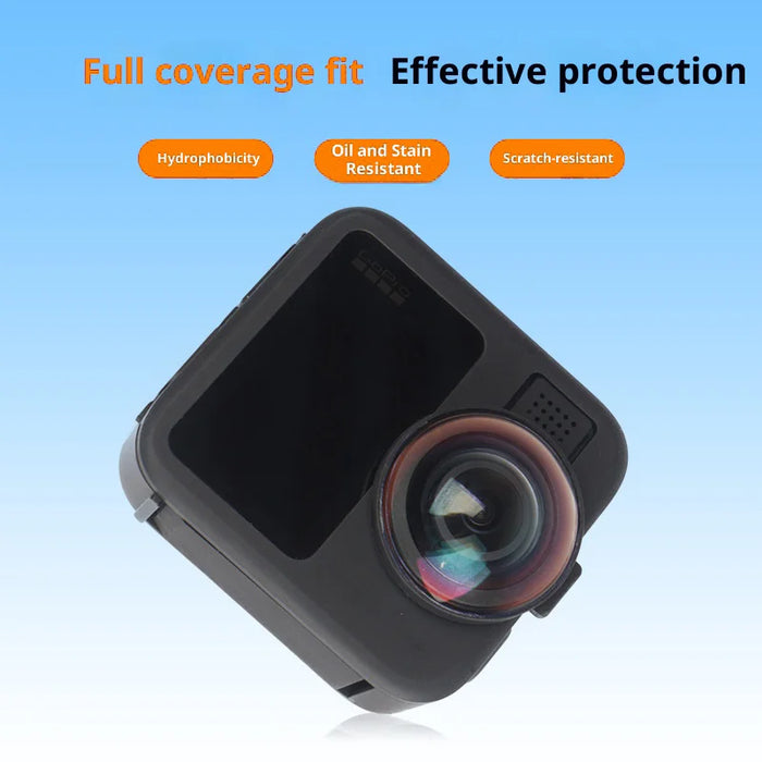 2Pcs / Set For GoPro MAX2 Front and Rear Lens Protector 10H Tempered Glass Action Camera Lens Guard - 6
